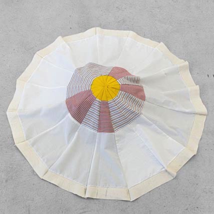 'Spinnweb', cotton, diameter 180 cm, 2021 